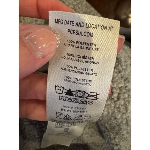 Patagonia Sweater‎ Women Small Gray Better Sweater Quarter Zip Pullover Gorpcore - Picture 9 of 9